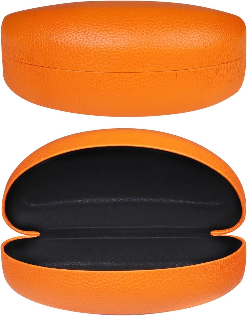 molshine Hard Shell Sunglasses Case,Classic Large Glasses Case for Sunglass,Eyeglasses with Cleaning Cloth,Pouch - Image 1
